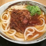 大一 - 牛すじうどん７５０円也（麺多め４５０ｇ）2015年1月