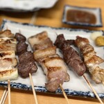 松本ゴールデン酒場 - ◯おまかせ5本盛り¥792