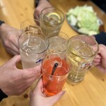 松本ゴールデン酒場 - ハイボール、焼酎ソーダ割りなどで乾杯♪(*^^)o∀*∀o(^^*)♪