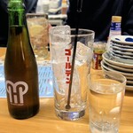 松本ゴールデン酒場 - ◇キンミヤ焼酎なか¥429
◇割り／しそ¥195