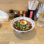 広島中華そば ニューガンボ - 赤そば　辛口