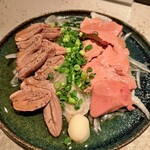 縁天 - ハツ刺し、白レバー刺し