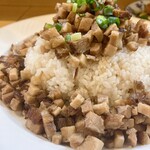 香香家 - 魯肉飯。肉が細かくたくさん