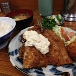 とんかつ八千代 - 20141105 アジ カキ ホタテ