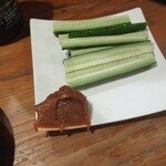 ますらお - キュウリ味噌