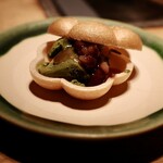 割烹 藤 - 抹茶最中