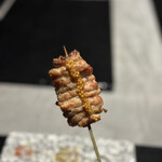 焼鳥 ともしび - 熟成マスタード×セセリ。幸せが口の中で弾ける〜！