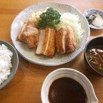 とんかつ八千代 - ロースとんかつランチ