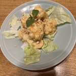 糸仙 -  　エビの天ぷらマヨネーズ和え 　