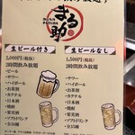 焼肉ホルモン酒場 まる助 - 【2026.1.26(月)】メニュー