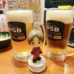 かしわ本舗 とりいし - 山田と一緒に乾杯