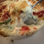 カフェ・ドゥ・トワ - ドリアの中も火がしっかり通っていて、チーズたっぷり✌️