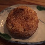 立呑み 浅草 洒落者 - 焼き味噌おにぎり