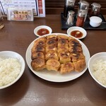 ぎょうざや - ぎょうざ1人前(10個)×2、とライス(中)×2