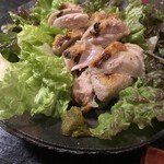 めし 酒 あい月 - 地鶏の岩塩焼き