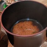 鮨 うら紀 - 鰹出汁の赤出汁