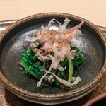 鮨 うら紀 - かつお菜のお漬物