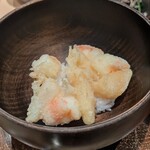 鮨 うら紀 - 車海老と小柱の小丼