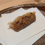 鮨 うら紀 - 和田ごぼうの天麩羅