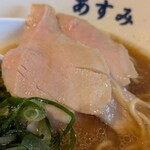 めんや あすみ - ちゃーしゅー麺(ヒレ)