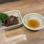 おでん屋たけし - 森のレバ刺し(天然のアミタケ)