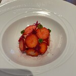 リストランテ アクアパッツァ - とちおとめのティラミス