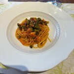 リストランテ アクアパッツァ - Pasta(カジキマグロとブロッコリーのトマトソース)