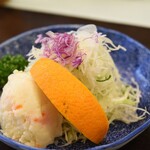 とん唐てん - セットのサラダ