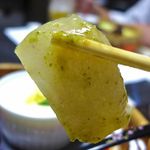 つきのほたる - 青海苔入りの酢味噌