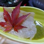 つきのほたる - 自家製のコンニャクの刺身