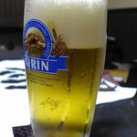 つきのほたる - 生ビールはキリン一番搾り
