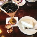 石打 邪宗門 - チーズケーキとアイスコーヒーのセット(780円)