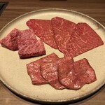 焼肉うしごろ - 厚切りハラミ　極みのタン　厳選赤身　塩