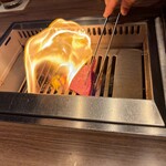 焼肉うしごろ - ファイヤ〜！