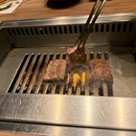 焼肉うしごろ - 今日は全て焼いて貰いまシタ(*≧∀≦*)