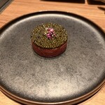 焼肉うしごろ 新宿三丁目店 - キャビア　和牛タルタル