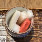 奥松阪 - 野菜のピクルス