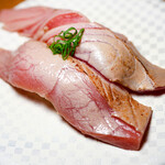 廻鮮寿司 塩釜港 - 炙りトロ