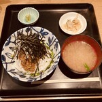 銀座 岩戸 - いわし胡麻ダレ丼