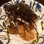 銀座 岩戸 - いわし胡麻ダレ丼