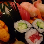 こよい寿司 - カウンターでの握り