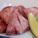 Salt-grilled Cow tongue