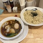 らーめん天神下 大喜 - 特製醤油つけめん