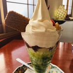 麻布茶房 - ソフトクリームたっぷり♪