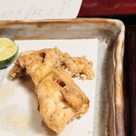 うかい鳥山 - 別注で河豚の唐揚げ