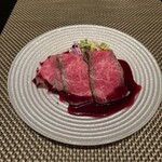 鉄板焼　銀明翠 銀座 - ローストビーフ