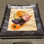 鉄板焼　銀明翠 銀座 - 焼き野菜