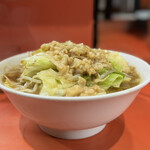 ラーメン二郎 - 少なめ　ニンニク、アブラ、カラメ