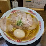 支那そば 僉 - チャーシュー麺大盛り＋味玉トッピング