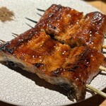 炭火串焼 鶏魚 - 鰻